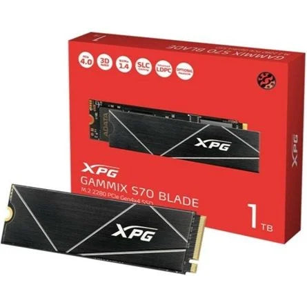 ADATA XPG GAMMIX S70 Blade 1TB PCIe x4 (4.0) NVMe M.2 2280 SSD fekete