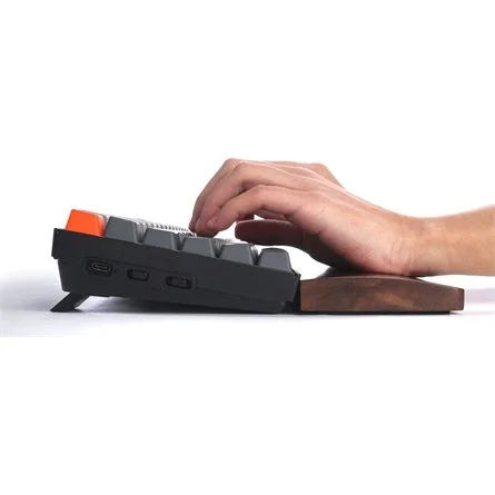 Keychron K3/K7 csuklótámasz barna tömör fa