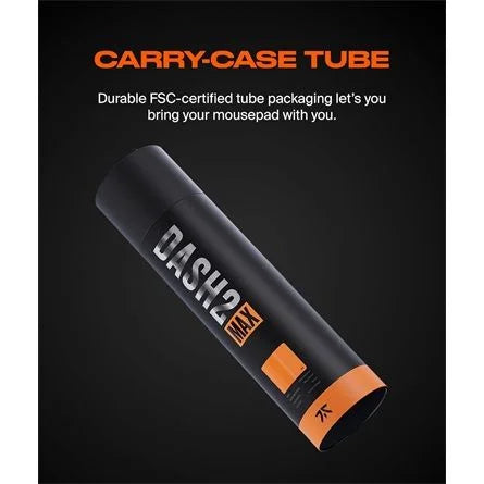 Fnatic Gear DASH2 MAX L gaming egérpad narancssárga