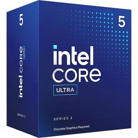 Intel Ultra 5 225F LGA1851 BOX processzor GPU nélkül