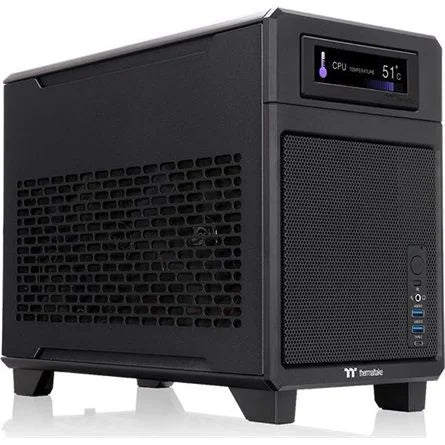 Thermaltake TR100 táp nélküli Mini-ITX számítógépház fekete
