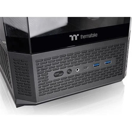 Thermaltake View 370 TG ARGB táp nélküli ablakos Mid Tower számítógépház fekete