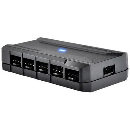 Thermaltake SATA Power -> 10db Power 4pin PWM M/M hub fekete