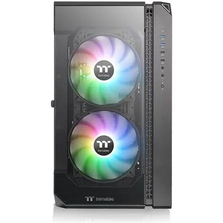 Thermaltake View 51 Tempered Glass ARGB Edition táp nélküli E-ATX számítógépház fekete