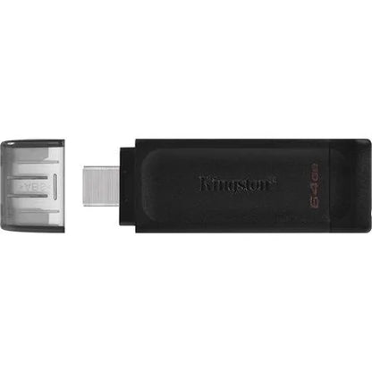Kingston 64GB DataTraveler 70 USB-C pendrive fekete