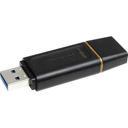 Kingston 128GB Data Traveler Exodia USB-A 3.2 Gen1 pendrive fekete-sárga