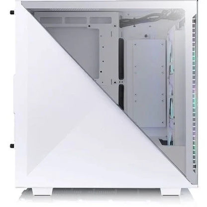 Thermaltake Divider 300 TG Snow ARGB táp nélküli ablakos Mid Tower számítógépház fehér