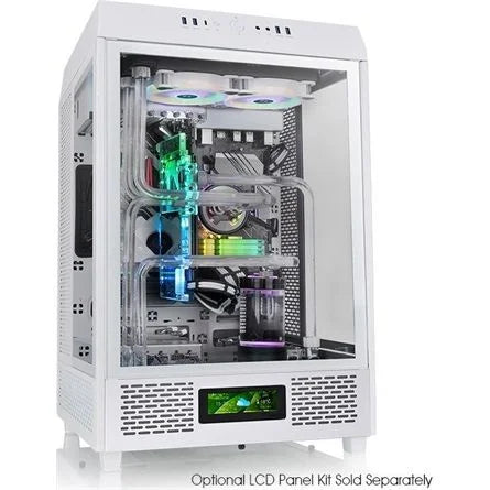 Thermaltake The Tower 500 Snow táp nélküli ablakos Mid Tower számítógépház fehér