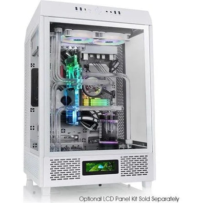 Thermaltake The Tower 500 Snow táp nélküli ablakos Mid Tower számítógépház fehér