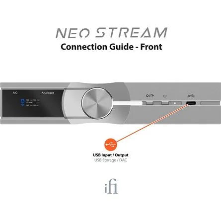 ifi NEO Stream  Wi-Fi ; Ethernet; USB audio streamer