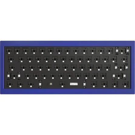 Keychron Q4 Swappable RGB Backlight Knob ISO USB gaming billentyűzet barebone kék