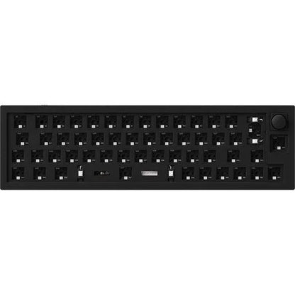 Keychron Q9 Swappable RGB Backlight Knob ISO USB gaming billentyűzet barebone fekete