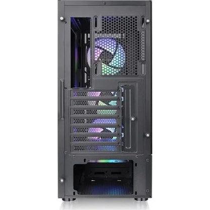 Thermaltake S200 TG ARGB táp nélküli ablakos Mid Tower számítógépház fekete