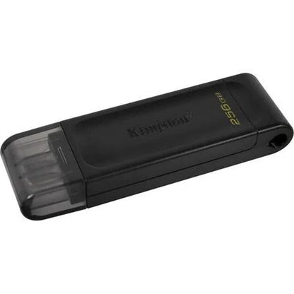 Kingston 256GB DataTraveler 70 USB-C 3.2 Gen 1 pendrive fekete