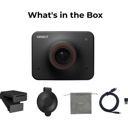 Obsbot Meet 4K webkamera fekete AI-Powered