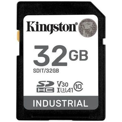 Kingston 32GB Industrial -40C to 85C UHS-1 Class10 U3 V30 A1 SDXC memóriakártya