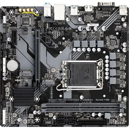 Gigabyte B760M H DDR4 desktop alaplap microATX