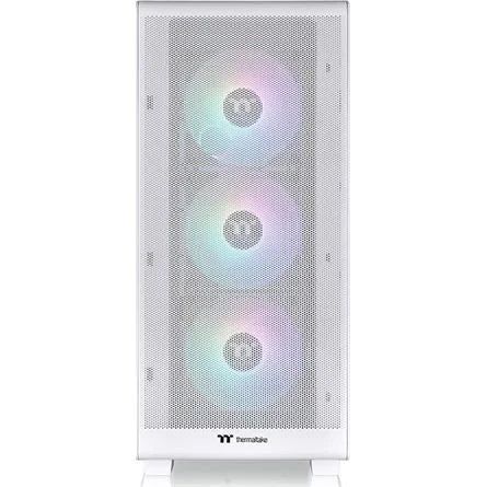 Thermaltake S250 TG ARGB Snow táp nélküli ablakos Mid Tower számítógépház fehér