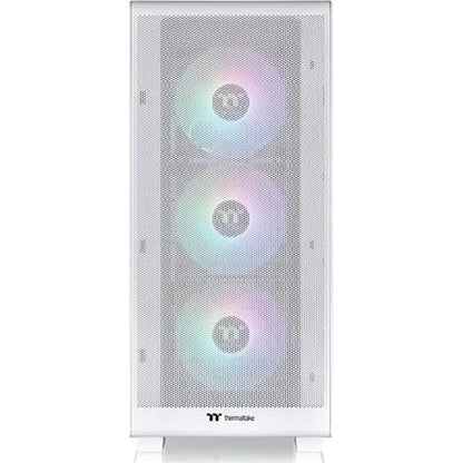 Thermaltake S250 TG ARGB Snow táp nélküli ablakos Mid Tower számítógépház fehér