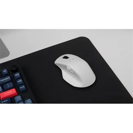 Keychron M6 optikai USB / Bluetooth / vezeték nélküli egér fehér