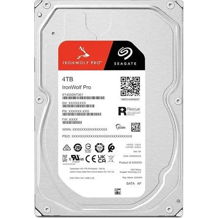 Seagate IronWolf Pro 4TB 7200rpm 256MB SATA3 3,5" HDD fekete
