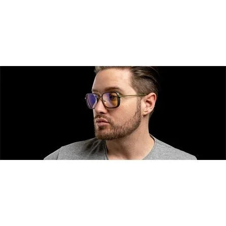 Gunnar Fallout Vault 33 számítógépes szemüveg gunmetal borostyán