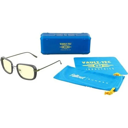 Gunnar Fallout Vault 33 számítógépes szemüveg gunmetal borostyán