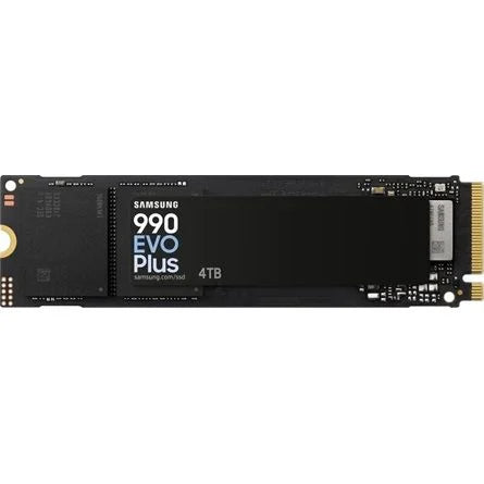 Samsung 990 EVO Plus 4TB PCIe x4 (4.0) / PCIe x2 (5.0) NVMe M.2 2280 SSD fekete