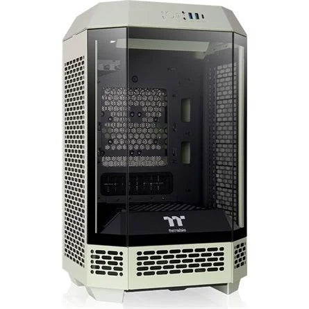Thermaltake The Tower 250 Matcha Green táp nélküli ablakos Mini-ITX számítógépház zöld