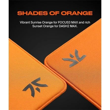 Fnatic Gear DASH2 MAX L gaming egérpad narancssárga