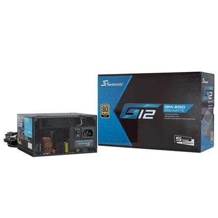 Seasonic G12 GM (2024) ATX desktop tápegység 850W 80+ Gold BOX