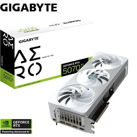 Gigabyte GeForce RTX 5070 Ti Aero OC 16GB GDDR7 256-bit grafikus kártya