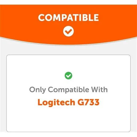 Wicked Cushions FreeZe for Logitech G733 gaming fülpárna fekete