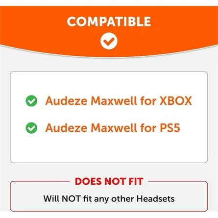 Wicked Cushions Audeze Maxwell WC Silicone fejpánt fekete