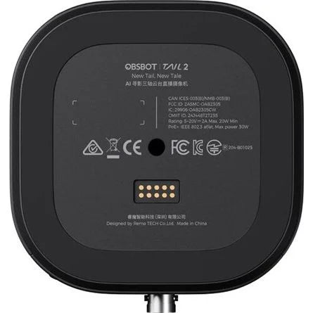 Obsbot Tail 2 AI-Powered PTZR 4K Live Production NDI activated webkamera szürke