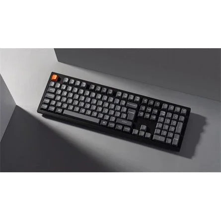 Keychron K10 Max Bluetooth / vezeték nélküli / USB magyar Keychron Super Brown mechanikus billentyűzet fekete