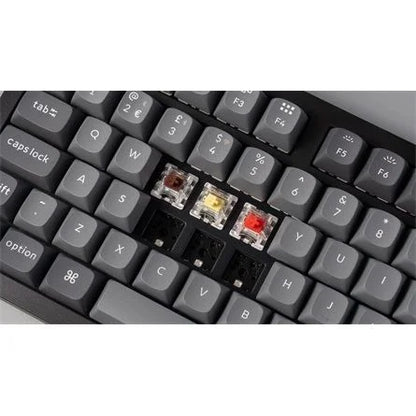 Keychron K10 Max Bluetooth / vezeték nélküli / USB magyar Keychron Super Brown mechanikus billentyűzet fekete