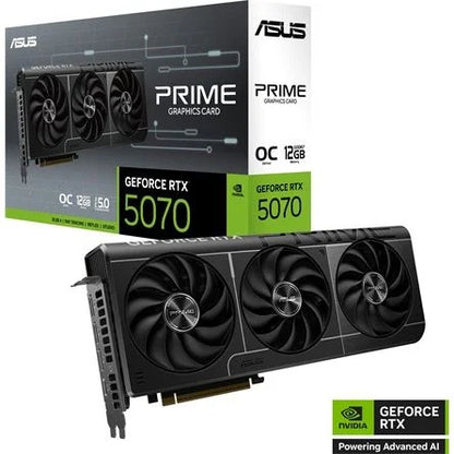 Asus GeForce RTX 5070 Prime OC 12GB GDDR7 192-bit grafikus kártya