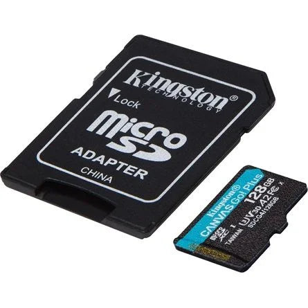 Kingston 128GB Canvas Go! Plus Gen4 UHS-1 Class10 U3 V30 A2 microSDXC memóriakártya