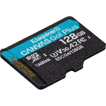 Kingston 128GB Canvas Go! Plus Gen4 UHS-1 Class10 U3 V30 A2 microSDXC memóriakártya