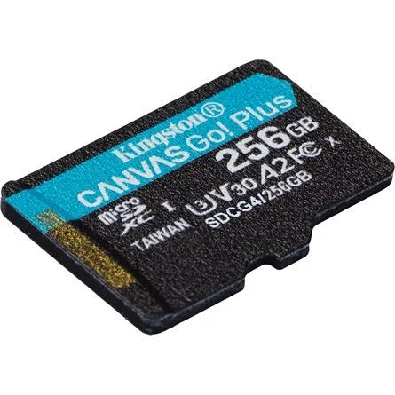 Kingston 256GB Canvas Go! Plus Gen4 UHS-1 Class10 U3 V30 A2 microSDXC memóriakártya
