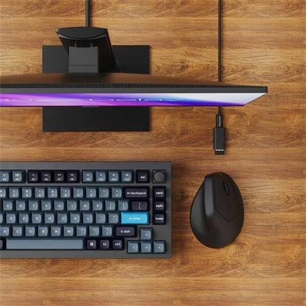 Keychron M5 optikai Bluetooth / vezeték nélküli egér fekete