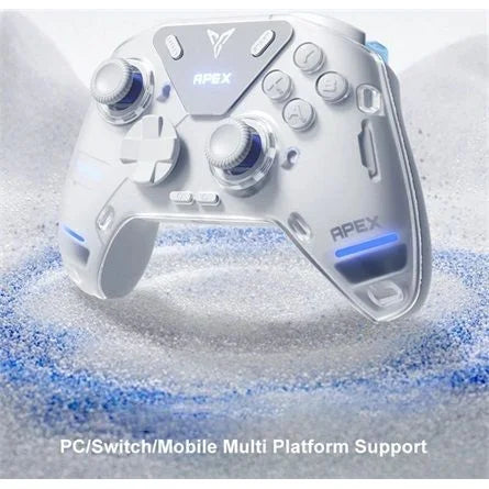 Flydigi Apex 4 Bluetooth / USB / vezeték nélküli gamepad játékvezérlő fehér