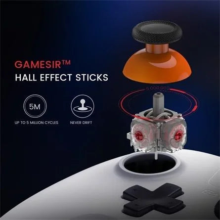 GameSir Nova Lite Multiplatform  Bluetooth / USB / vezeték nélküli gamepad fehér