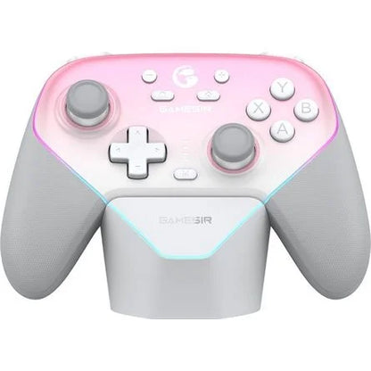 GameSir Super Nova Multiplatform Bluetooth / USB / vezeték nélküli gamepad játékvezérlő rózsaszín