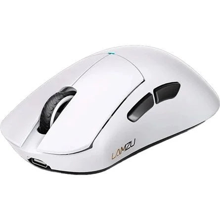 LAMZU PARO Aurora optikai vezeték nélküli gaming egér fehér + 8K adapter