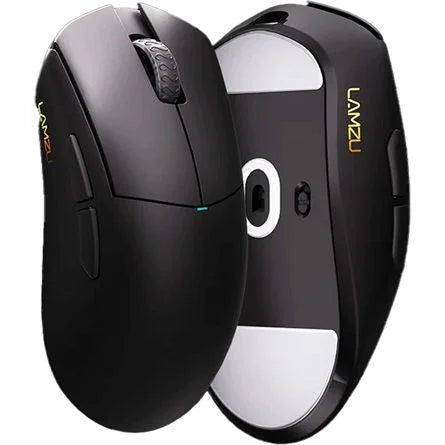 LAMZU PARO Aurora optikai vezeték nélküli gaming egér fekete + 8K adapter