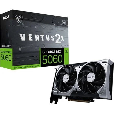 MSI GeForce RTX 5060 Ventus 2X OC 8GB GDDR7 128-bit grafikus kártya