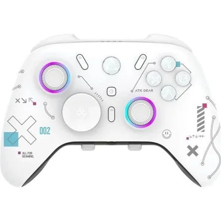 ATK Axe PRO Bluetooth / USB / vezeték nélküli gamepad játékvezérlő fehér +dokkoló