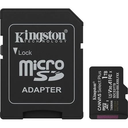 Kingston 1000GB Canvas Select Plus UHS-1 Class10 U3 V30 A1 microSDXC memóriakártya BOX